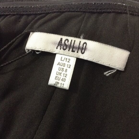 Asilio Black Mini Dress Can't Leave Her Mini Dress Size US 8 - Picture 6 of 8